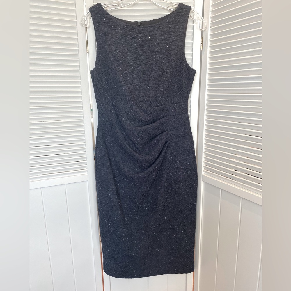 Eliza J evening dress with sparkle and stretch